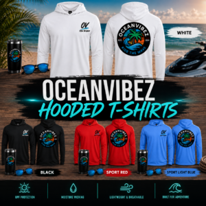 OceanVibez Performance Hooded T-Shirt