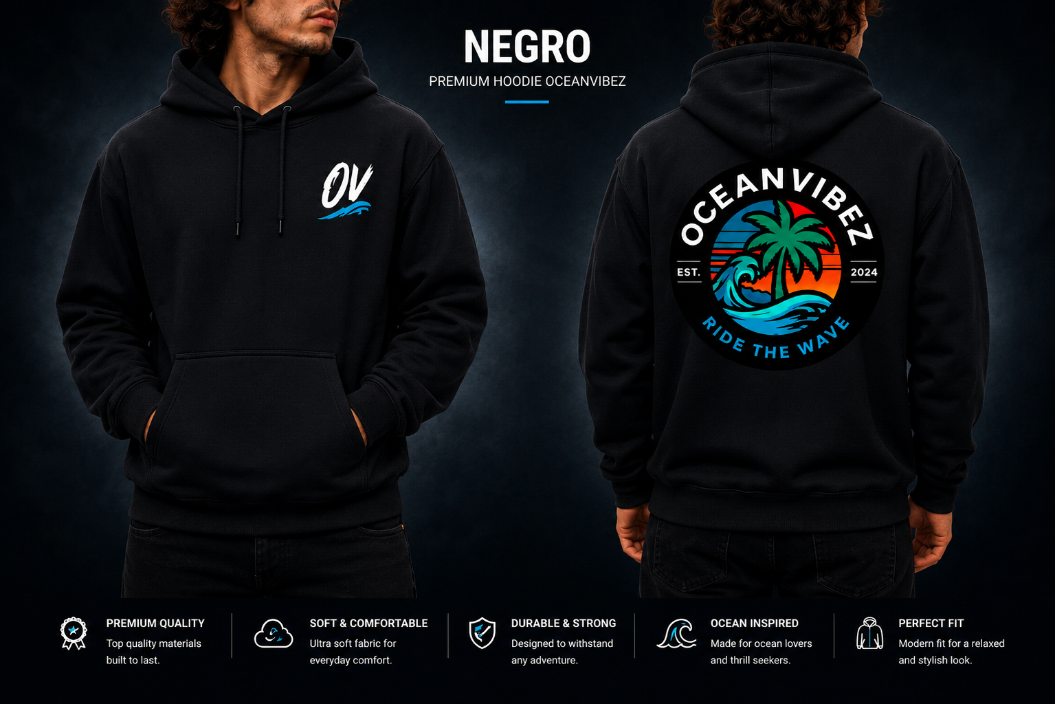 Ocean Premium Hoodie - Imagen 2