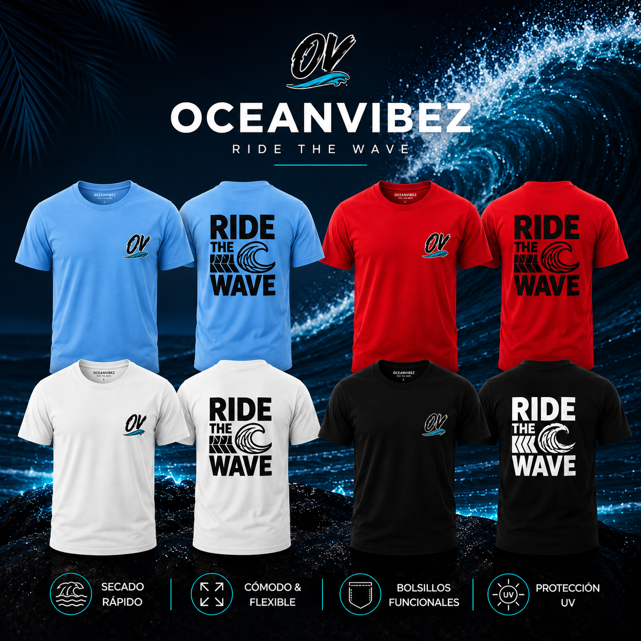 OceanVibez Premium T-Shirts