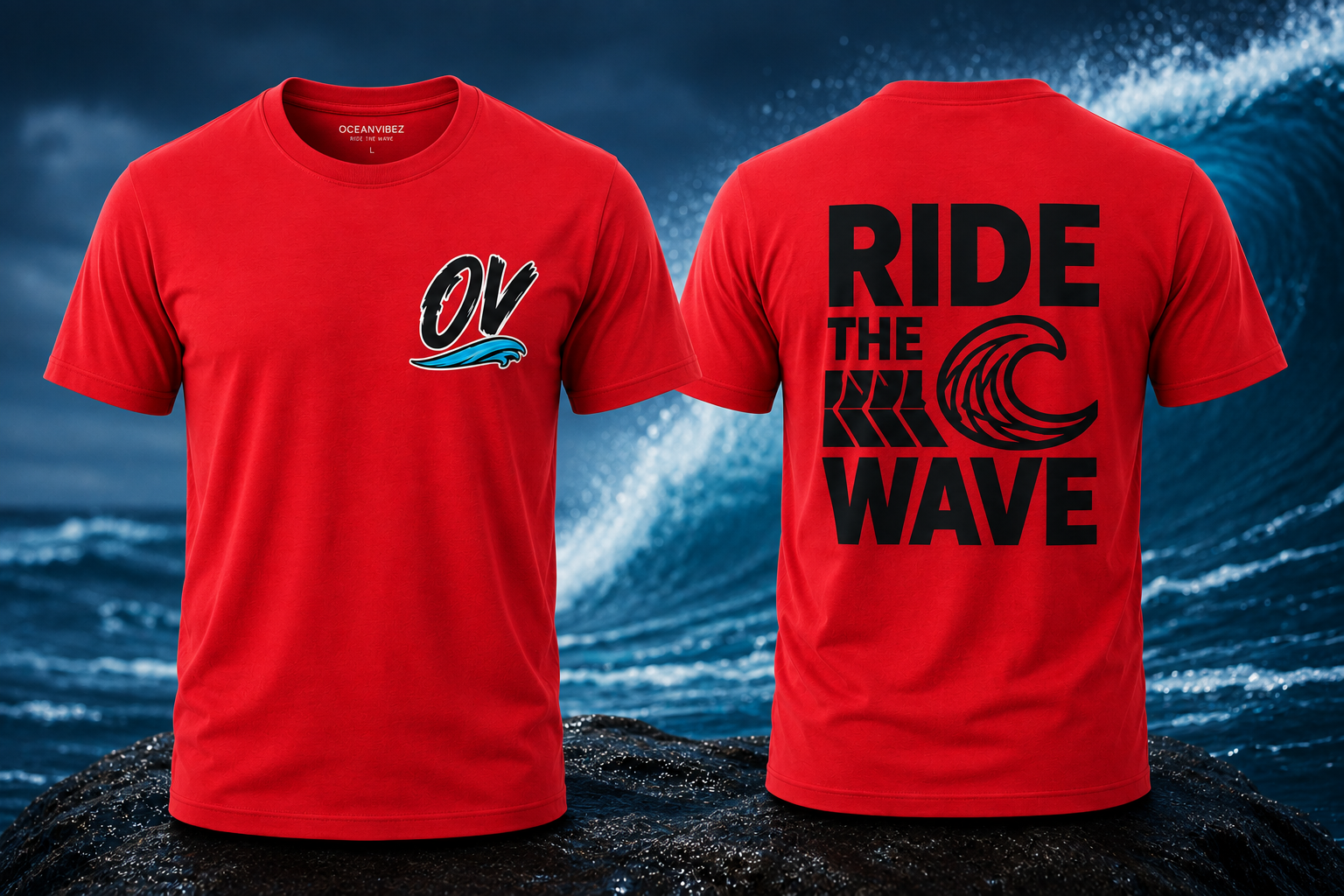 OceanVibez Premium T Shirts - Imagen 3